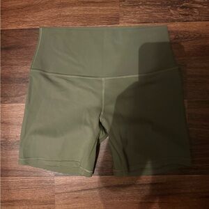 Lululemon Athletica Sage Green Bike Shorts